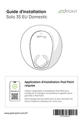 POD Point Solo 3S EU Domestic Guide D'installation