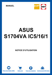 Asus S1704VA-DRAU380W Manuel Électronique