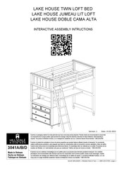 Hillsdale Kids & Teen LAKE HOUSE 3041B Instructions D'assemblage