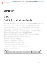 QNAP TS-464EU-8G Guide D'installation Rapide