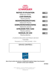 LE MARQUIER PLXE260D Notice D'utilisation