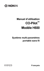 Nonin CO-Pilot H500 Manuel D'utilisation