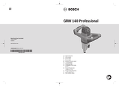 Bosch GRW 140 Professional Notice Originale