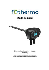 fothermo ROD-550 Mode D'emploi