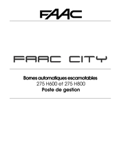 FAAC CITY 275 H600 Manuel Technique D'installation