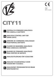 V2 CITY11 Mode D'emploi