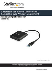 StarTech USB32HD2 Mode D'emploi