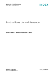 Index G500.2 Instructions De Maintenance