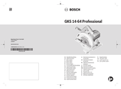 Bosch GKS 14-64 Professional Notice Originale