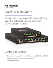 NETGEAR GS305E Guide D'installation