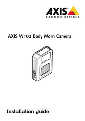 Axis W102 Guide D'installation