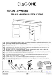 Diagone Invaders E15 010 Instructions D'assemblage