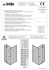 inda B9722S D Instructions De Montage