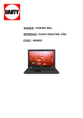 Packard Bell EasyNote LG ENLG71BM-C05U Manuel D'utilisation