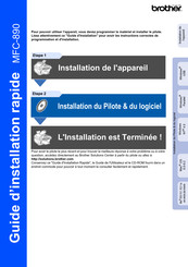 Brother MFC-890 Guide D'installation Rapide