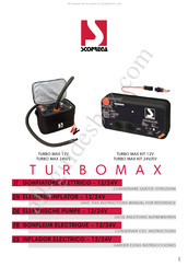 SCOPREGA BRAVO TURBO MAX KIT 12V Manuel D'instructions