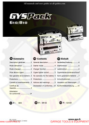 GYS Pack 810 Mode D'emploi