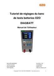 OZO DIAGBATT Manuel De L'utilisateur