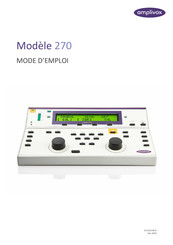 AmpliVox 270 Mode D'emploi