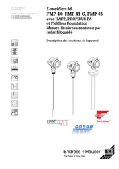 Endress+Hauser Levelflex M FMP 40 Mode D'emploi