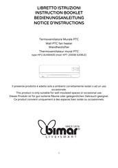 Bimar HP116/AMA05 Notice D'instructions