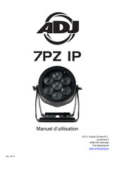 Adj 7PZ IP Manuel D'utilisation