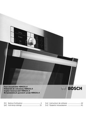Bosch HBN231 0 Série Notice D'utilisation