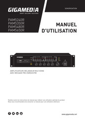 gigamedia PAM5240R Manuel D'utilisation