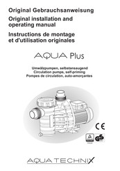 aqua technix AQUA Plus 8 Instructions De Montage Et D'utilisation