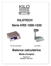 Kilotech KRS1000-1530RS Mode D'emploi