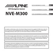 Alpine NVE-M300 Guide De Référence Rapide