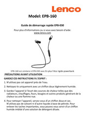 LENCO EPB-030 Guide De Démarrage Rapide