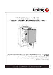 Fröling PE1 Pellet Instructions De Montage Et Mode D'emploi