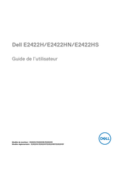Dell E2422HN Guide De L'utilisateur