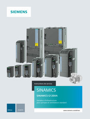 Siemens SINAMICS G120XA Instructions De Service