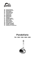 Pontec PondoVario 3500 Notice D'emploi