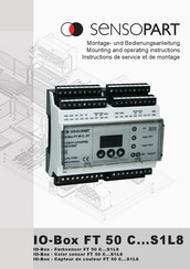 Sensopart IO-Box 50 C S1L8 Série Instructions De Service Et De Montage
