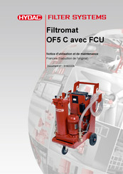 Hydac Filtromat OF5 Notice D'utilisation Et De Maintenance