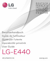 LG E440 Guide De L'utilisateur