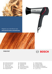 Bosch PHD 5767 Mode D'emploi
