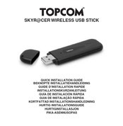 Topcom SKYRACER wireless USB stick Guide D'installation Rapide