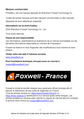 Foxwell GT90 Max Manuel De L'utilisateur