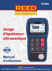REED INSTRUMENTS R7900 Manuel D'utilisation