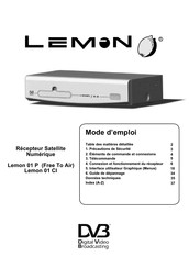 Lemon 01 CI Mode D'emploi