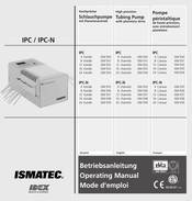 Idex ISMATEC IPC-N 4 Mode D'emploi