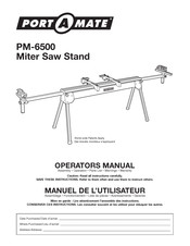 Portamate PM-6500 Manuel De L'utilisateur