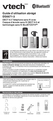 VTech DS6671-3 Guide D'utilisation Abrégé