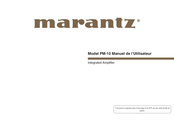 Marantz PM-10 Manuel De L'utilisateur