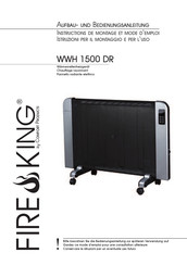 FIRE KING WWH 1500 DR Instructions De Montage Et Mode D'emploi