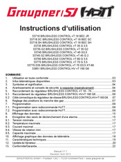 GRAUPNER SJ +T 60 G 3,5 Instructions D'utilisation